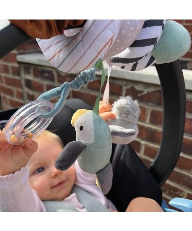 Nuby 89075 Animal Adventures Interactive Sensory Toy - Birth Suitable Spiral Stroller Activity - International Shipping Available - Buy Online on SooperMarket.com