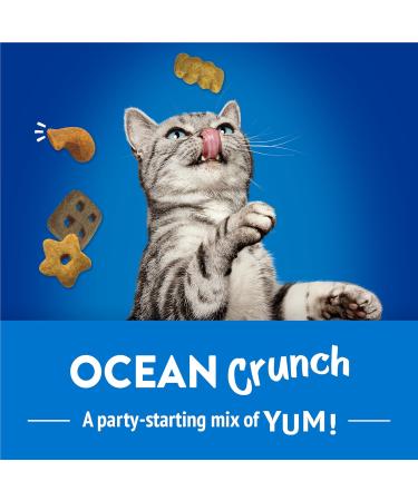 Friskies Party Mix Cat Treats Ocean Crunch with Real Ocean Whitefish - 454 g Cannister (1 Pack) 454 g (Pack of 1) - Buy Online on SooperMarket.com