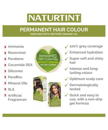 Naturtint Permanent Hair Color 6A Dark Ash Blonde - Ammonia-Free, Vegan, Cruelty-Free | Up to 100% Gray Coverage | Long-Lasting Results - Buy Online on SooperMarket.com