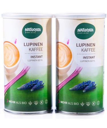 Naturata Organic Lupin Coffee instant can (2 x 100 gr) Tasteless 2 x 100 gr