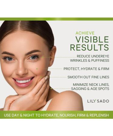 LILY SADO TEA+C Green Tea & Vitamin C Moisturizer | Antioxidant Anti-Aging Lotion - Hydrates & Firms Skin for Men & Women - Buy Online on SooperMarket.com