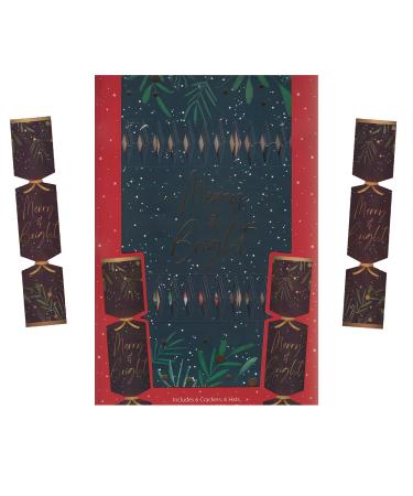 Make and Fill Your Own Festive Seasonal Christmas Party Cracker Craft Kit (Merry & Bright)