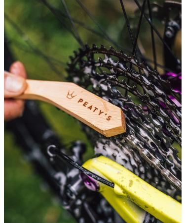 Peatys Eco-Friendly Bicycle Cleaning Brush Set - Durable Beech Wood Brushes for Mountain, Road, and Gravel Bikes - Includes Drivetrain and Tyre Brushes - Buy Online on SooperMarket.com