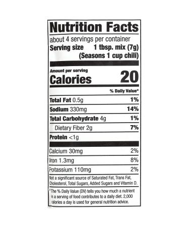 McCormick Gluten Free Chili Seasoning Mix - 1 oz - Buy Online on SooperMarket.com