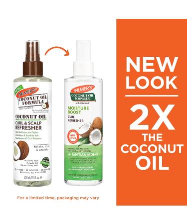 Palmer's Coconut Oil Formula Moisture Boost Curl Refresher Spray 8.5 Ounce (Pack of 2) 8.5 Fl Oz (Pack of 2) - Buy Online on SooperMarket.com