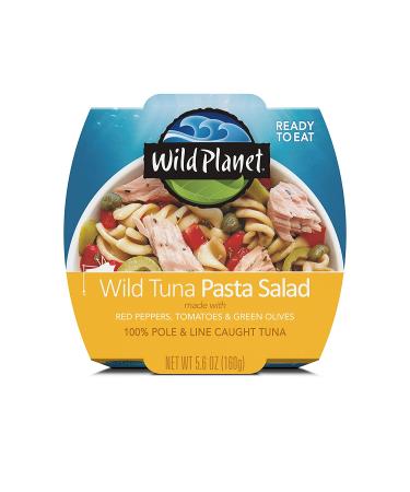 Wild Planet Ready-To-Eat Wild Tuna Pasta Salad with Organic Peppers, Tomatoes & Olives 5.6oz (Pack of 4) - Buy Online on SooperMarket.com
