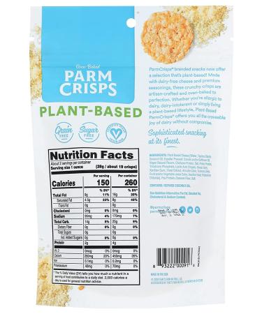 ParmCrisps Plant-Based Sea Salt Crisps - 1.75 OZ Healthy Snack - Buy Online on SooperMarket.com