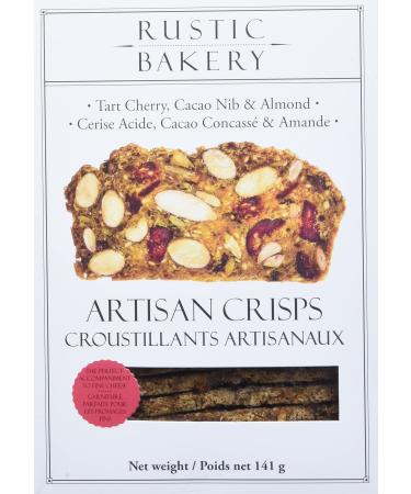 RUSTIC BAKERY Tart Cherry, Cocoa Nib & Almond Crisps, 5 OZ