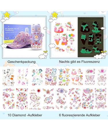 Unique DIY Gifts for Girls: Custom Gemstone & Unicorn Drinking Bottles & Baseball Caps for Ages 4-11 - Buy Online on SooperMarket.com