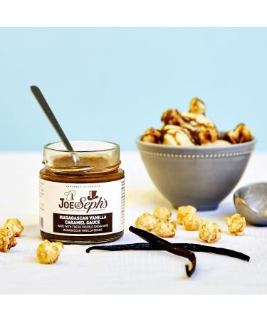 Joe & Sephs Madagascan Vanilla Caramel Sauce (3x230g) - Caramel Drizzle & Syrup for Ice Cream, Coffee, Baking & Pancakes - Buy Online on SooperMarket.com