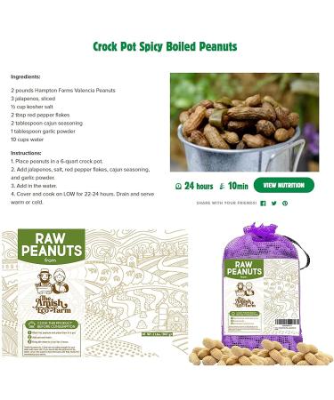 Raw Peanuts in Shell Fancy 5 lbs. | Perfect for Boiling, Squirrels, Birds | The Amish Eco-Farm - Buy Online on SooperMarket.com
