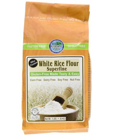 Authentic Foods Superfine White Rice Flour - 3lb