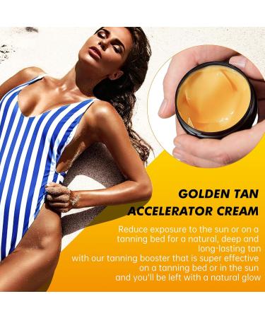 Buy Self-Tanners for Face & Body - Intensive Tanning Luxe Gel & Browning Accelerator Cream (2 Pack) - Long-Lasting Natural Tan & Bronzer 100g Each - Buy Online on SooperMarket.com