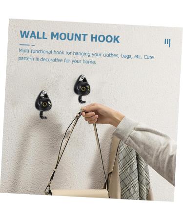 Cabilock Small Hooks Wall Hanging Decor Hooks Home Decor Keychain Door Hook Wall Hook Key Chain Cartoon Shelf Girl 10.7X6.3X4.7CM White - Buy Online on SooperMarket.com