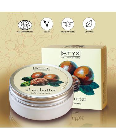 STYX Shea Butter Body Cream - Organic Hydrating Lotion for Dry Skin with Jojoba Olive & Macadamia Oil - Vegan & 100% CO2 Neutral - Made in Austria - Buy Online on SooperMarket.com