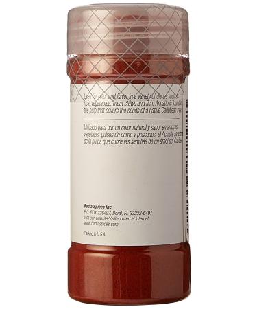 Annatto Ground 2.75 oz - Natural Food Coloring Spice - 1 Pack - Buy Online on SooperMarket.com