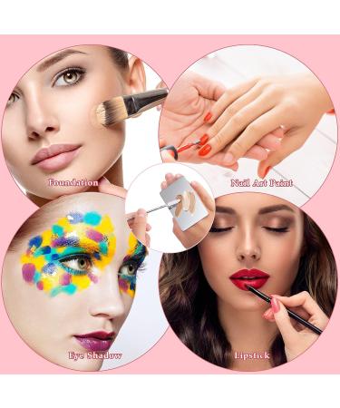 Buy Stainless Steel Makeup Mixing Palette & Spatula | Professional Cosmetic Foundation & DIY Art Supplies - Buy Online on SooperMarket.com