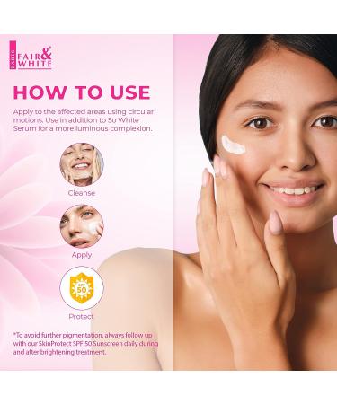 Fair and White So White Skin Perfector Cream | Brightening Face Cream 1.7 fl oz/50ml | Dark Spot & Wrinkle Remover for All Skin Types - Buy Online on SooperMarket.com