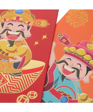 ABOOFAN 24pcs God of Wealth Red Envelope Bag Rabbit Year Envelope Chinese New Year Red Envelope Lucky Money Envelopes Bunny Red Envelopes See Spring Bao Paper Zodiac Bag Chinese Style - Buy Online on SooperMarket.com