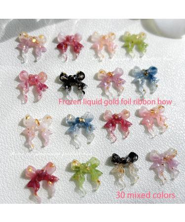 30x/Set Sweet Nails Art Mix Color Bowknot Nail Nail Supplies Nails Art Decoration For Party 30x/set Nai Mix Color Bowknot Naills Art For Acrylic Nails - Buy Online on SooperMarket.com