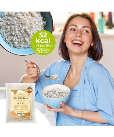 Buy Konjac Rice - Zero Carb Low-Calorie Shirataki Rice (210g) | Gluten-Free Vegan & Keto-Friendly - Fiber Kingdom - Buy Online on SooperMarket.com