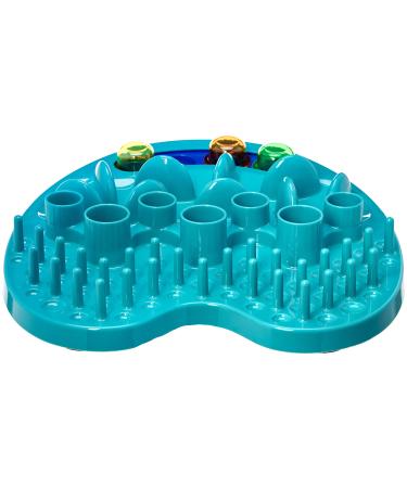 Amazon Basics Pet Activity Center and Feeder Blue