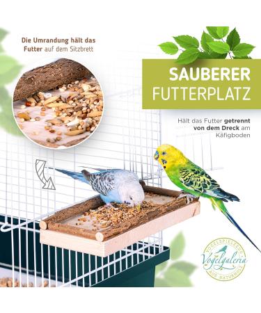 Premium Bird Gallery Perch - Quality Budgie Perches & Accessories for Bird Cages | International Shipping Available - Buy Online on SooperMarket.com