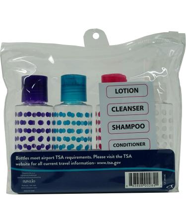Good To Go 5-Piece Multicolor Bottle Kit 3 Ounce | International Shipping Available - Buy Online on SooperMarket.com