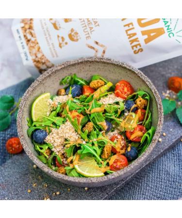 Suncore Foods Organic Quinoa Flakes 8oz - Gluten-Free, Non-GMO, Kosher - Buy Online on SooperMarket.com