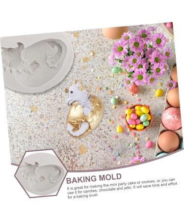 Tofficu 3pcs Easter Baking Mold Chocolate Mould Silicone Candle Mold Candle Molds Easter Jelly Easter Egg Mold Silicone Molds Easter Dessert Clay Molds Easter Snack White Decorations Cake - Buy Online on SooperMarket.com