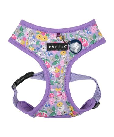 Puppia LITA Over-The-Head Dog Harness No Choke No Pull Adjustable Chest Belt Walking Training for Small and Medium Dog - Purple - XS PURPLE_LITA XS