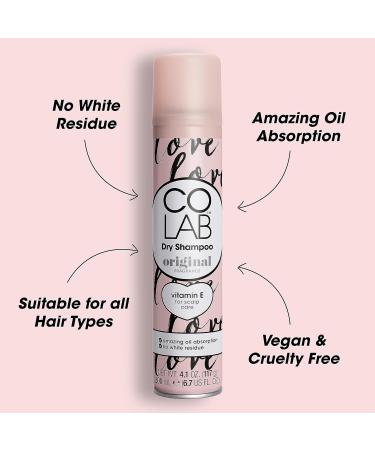 COLAB Dry Shampoo Original 200ml Pack of 6 - No Fuss All Hair Types Fresh Scent - Buy Online on SooperMarket.com