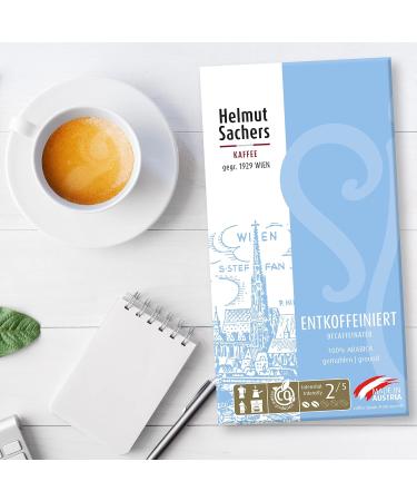 Helmut Sachers Decaffeinated Coffee 500g - 100% Arabica Ground Intensity 2/5 | International Shipping Available - Buy Online on SooperMarket.com