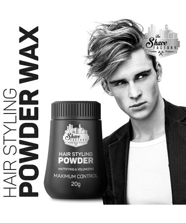 Shave Factory Volume Powder for Men | Long-Lasting Hair Styling | Mattifying & Volumizing | 2 x 20g - Unpollinated - Buy Online on SooperMarket.com