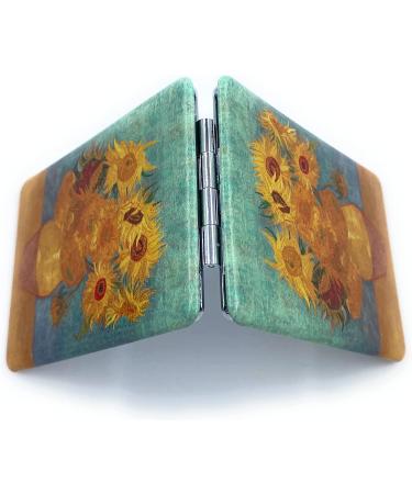 Aeisage Van Gogh Sunflowers Compact Mirror - 2.75'' Square Purse Cosmetic Handheld Mirror - Buy Online on SooperMarket.com