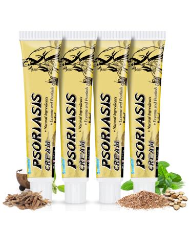 Sumifun Psoriasis Cream Psoriasis Eczema Cream Anti-Itch Cream for Eczema Psoriasis Seborrheic Dermatitis Shingles Acne Soothing Relief (4 Pack)