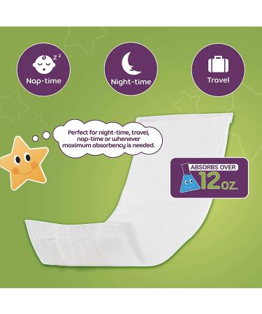 Dimples Booster Pads 90 Count - Diaper Doubler with Adhesive for Ultimate Absorbency - 1 Size Fits All Diapers - No More Leaks! - Buy Online on SooperMarket.com