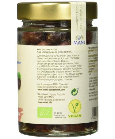 Buy Mani Bl uel Organic Kalamata Olives - Pack of 6 (6 x 205g) | Premium Quality & International Shipping - Buy Online on SooperMarket.com