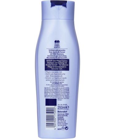 Nivea Care Shampoo and Conditioner 2 in 1 Express 250 ml - Buy Online on SooperMarket.com