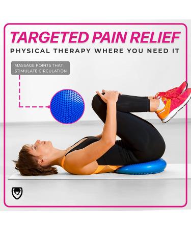URBNFit Wobble Cushion - Balance Disc for Core Stability & Strengthening - Physical Therapy & Exercise - Sensory Wiggle Seat Pad with Air Pump - Black - Buy Online on SooperMarket.com