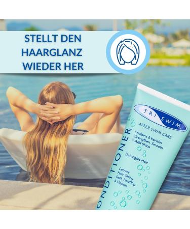 TRISWIM Moisturizing Hair Regenerating Conditioner for Swimmers - Lychee Mango 250ml | Best eCommerce Shipping Internationally - Buy Online on SooperMarket.com