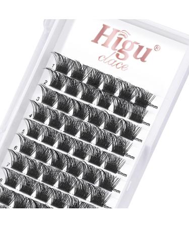 72 Pcs Lash Clusters DIY Eyelash Extension D Curl 16mm Wide Stem Cluster Lashes Individual Lashes Cluster Lashes Wisps Reusable Professional Makeup for Self-application (Volume Style D 16) 25 Gram (Pack of 1) Volume Styl...