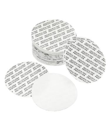 PATIKIL 50mm/1.97" Foam Lid Liner 100 Pack PS Foam Resistant Tamper Pressure Sensitive Seal for Bottle Cap Liners Seals