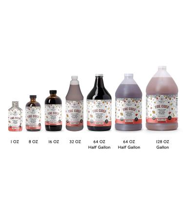 Shire City Herbals Fire Cider Tonic 8 oz - Organic Apple Cider Vinegar Shot - Paleo, Keto, Whole 30 Compliant - Buy Online on SooperMarket.com