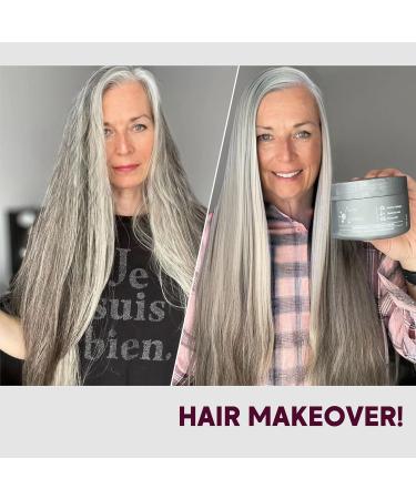 BONDOX HAIR Silver Mask 8.8 oz - Marine Collagen & Almond Oil - Formaldehyde-Free | Restores Elasticity, Softens Gray Hair - Buy Online on SooperMarket.com