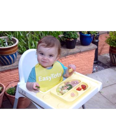 EasyMat 'Perfect Fit' for IKEA Antilop Highchair by EasyTots | Yellow Baby Suction Plate & Placemat for Baby Led Weaning - Buy Online on SooperMarket.com