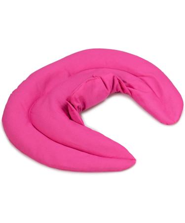 Cozy Neck Pillow with Stand-Up Collar - Pink Grape Seed Heat Pad for Ultimate Comfort - Buy Online on SooperMarket.com