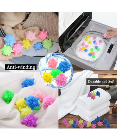 16 Pcs Tumble Dryer Balls Reusable Laundry Balls for Washing Machine Eco-Friendly Detangle Balls for Washing Machines Anti Static Washing Machine Balls Reduce Static Cling & Wrinkles(Color Random) - Buy Online on SooperMarket.com