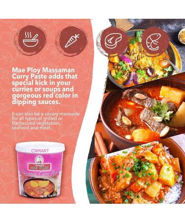 Mae Ploy Thai Massaman Curry and Panang Curry Paste 400g by CNMART - Buy Online on SooperMarket.com