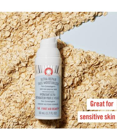First Aid Beauty Ultra Repair Face Moisturizer 1.7 Oz - Hydrating Lightweight Lotion for All Skin Types - Buy Online on SooperMarket.com